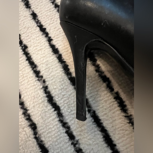 Aldo FRAELLA Over the Knee Leather Heeled Boots in Black - Picture 4 of 6